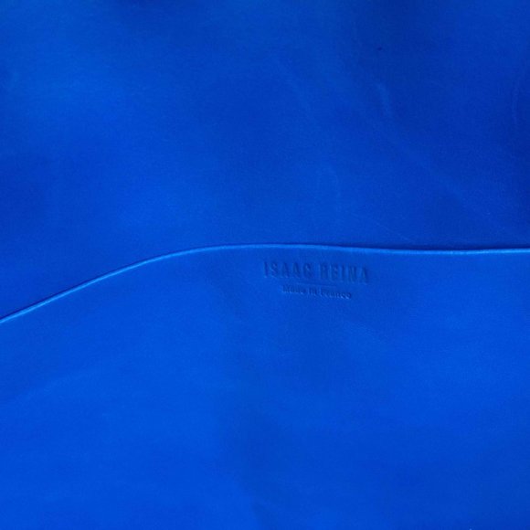 Isaac Reina Bond Satchel in cyan - laptop or weekender! - Picture 8 of 15